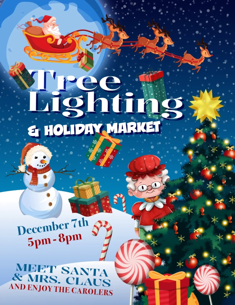 2024 Tree Lighting Holiday Market Flyer