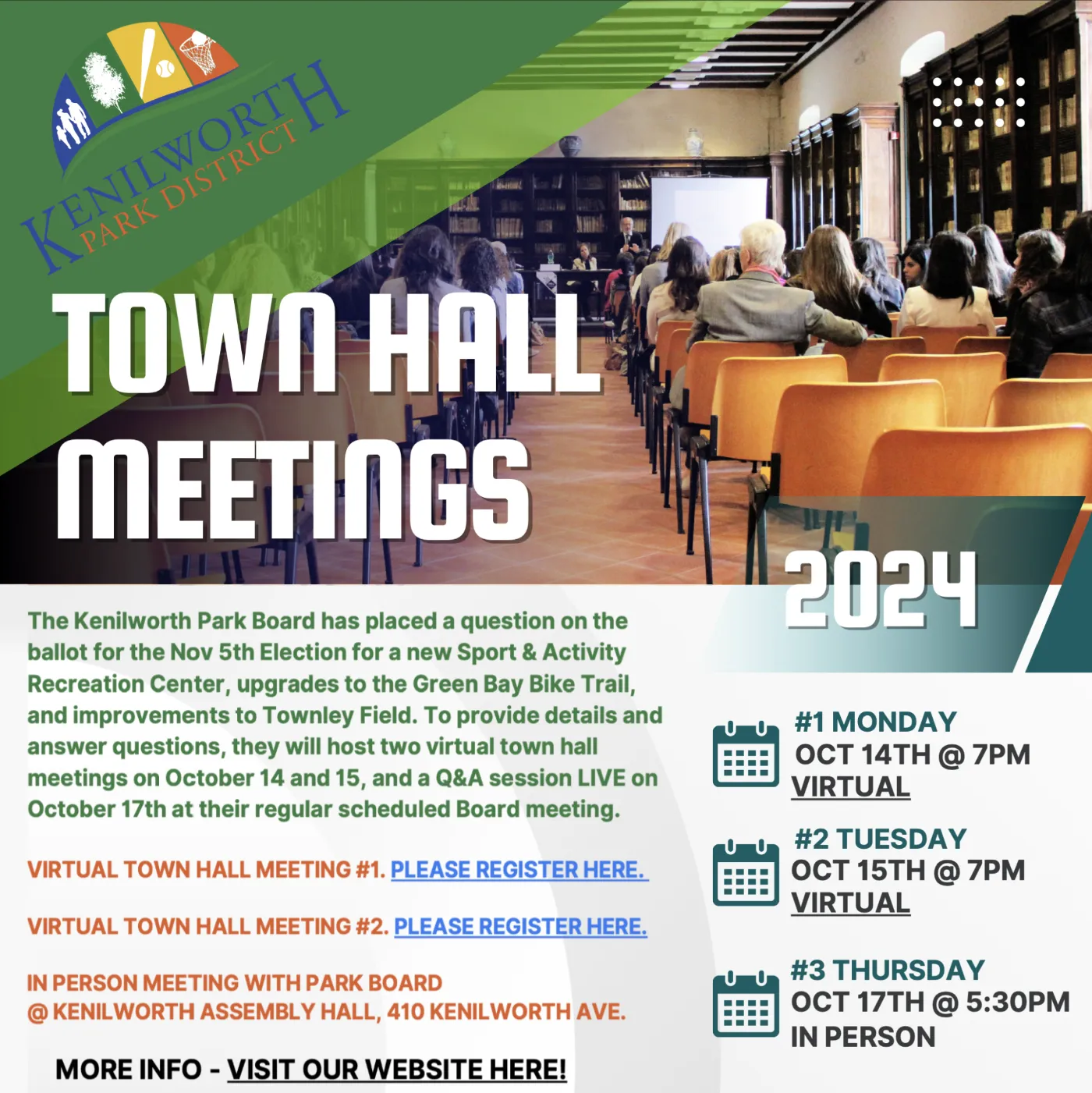 Town Hall Meetings Flyer